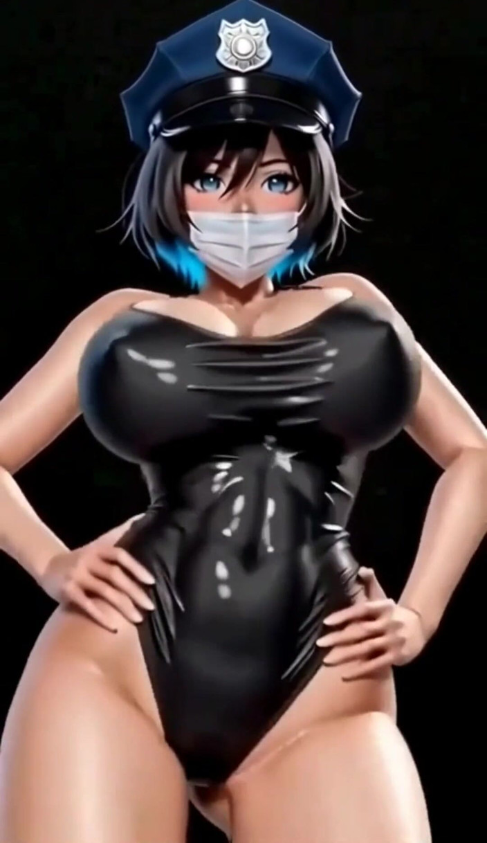 Hot girl dancing: Cuma pantat bahenol polisi, ai animation
