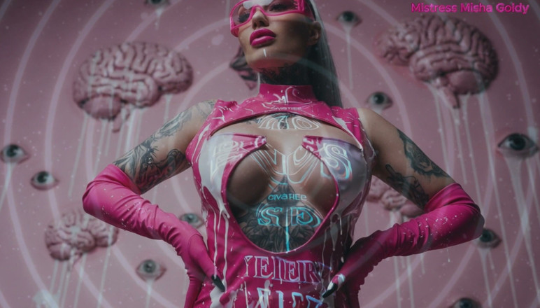 Goddess Misha Goldy: 张开嘴，脑袋破碎