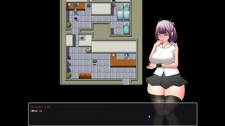 Cumming Gaming: 병원 대기실에서 질싸하는 처녀 첫 질싸! 임신 섬 금기 헨타이 게임 EP.5