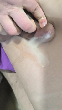 Cumming in Shiny Nude Pantyhose That I've Found in a Friend's Closet in Her Room!