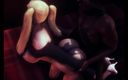GameslooperSex: Layla肛交速度和内射 - 动画