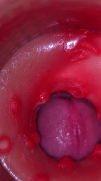 Camera in Vagina, Cervix POV, creampie 4K