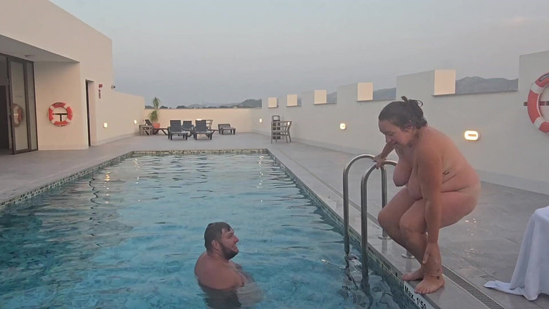 Jimbob Star Straight: Ficken im pool