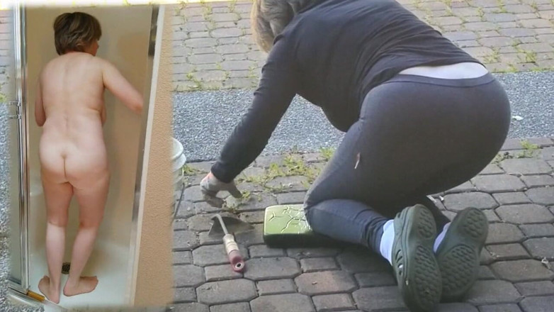 MarieRocks: Curvalicious GILF bearbeitet ihren sexy arsch