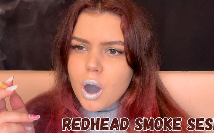 Your fantasy studio: Roodharige Smoke Sesh Sexy Drag En Verleidelijke Uitademing