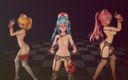 Mmd anime girls: एमएमडी आर-18 एनीमे गर्ल्स सेक्सी डांसिंग क्लिप 458