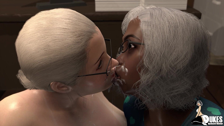 Dukes Hardcore Honeys: Horny cocks go balls deep inside elderly church pussy