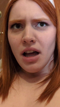 I Make My Girlfriend Clean with the Toy Inside Her Pussy