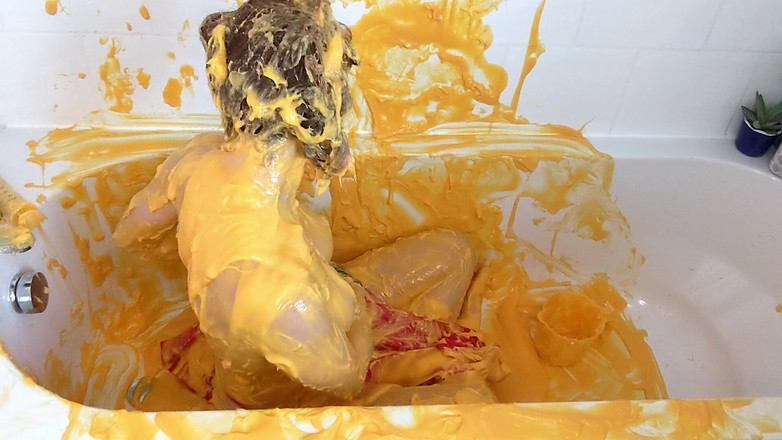 Lily kink: Nacho Pvc-schürze Wam Mit Dusche Und Aufräumung