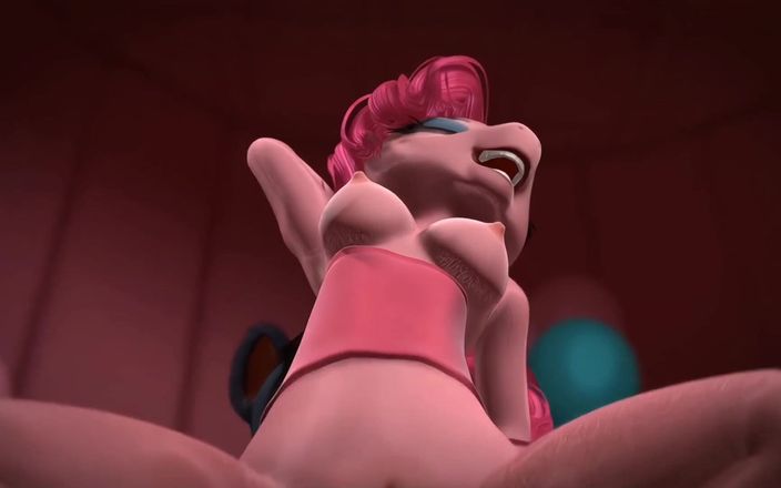 Velvixian 3 Furry: My Little Pony - Pinkie Pie (inget ljud) (lurvigt sex)