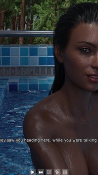 My Dorm 143 - the topless Pool (birthday) perty part 10 - Alexia हॉट-टब में Mark के साथ सेक्स करना चाहती है