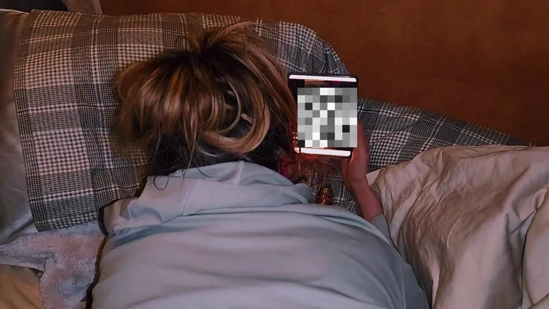 Demo Wylde: She Watches Porn While Getting Pounded and Taking a Creampie