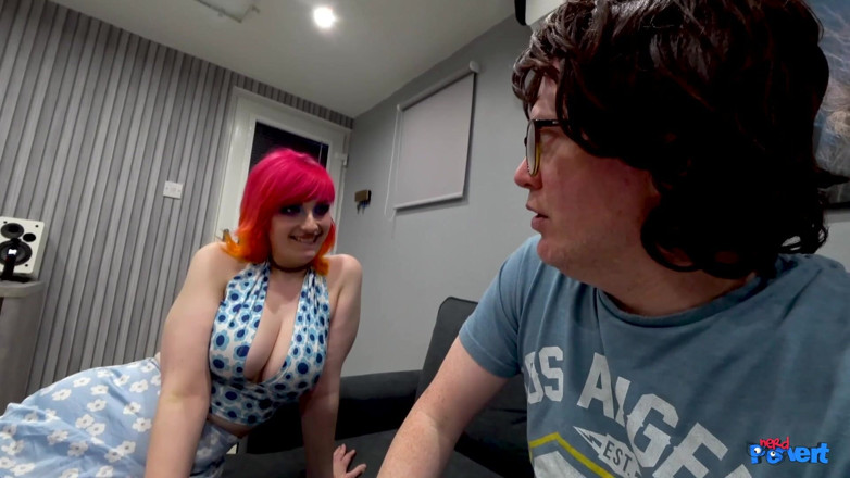 Nerd Pervert: Marie and Ellie Eastleigh Taking on 2 Nerd Cocks