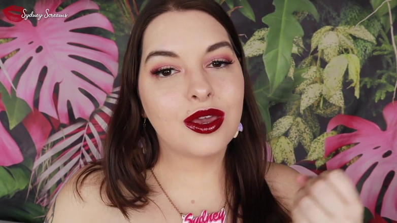 Sydney screams fetish: ขอบสําหรับริมฝีปากสีเข้มของฉัน