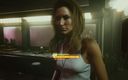 LoveSkySan69: Cyberpunk 2077 escena de sexo con alt cunningham por loveskysan