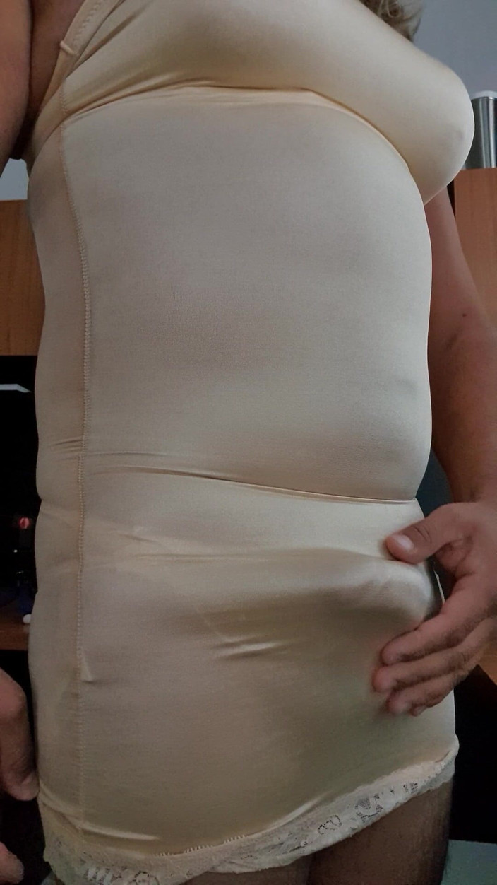 Sexy shinny clothes: Tías nylon