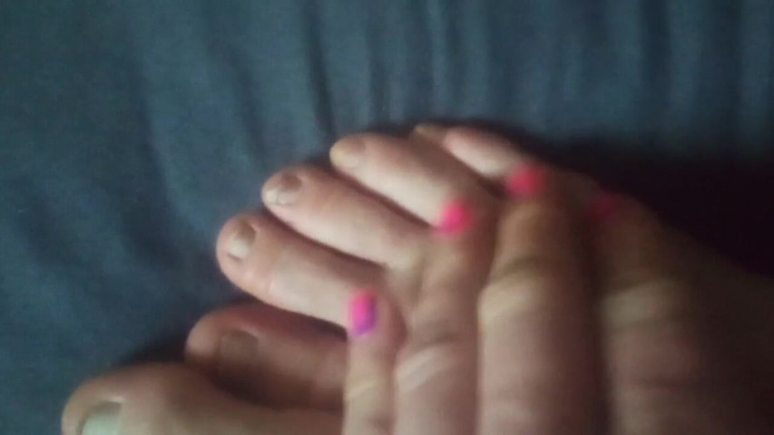 Playing with My Cute Barefeet and My Clit (no Audio) (Lil Taste)