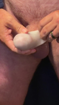 Precum and Edging Eating Premature Ejaculation Cum