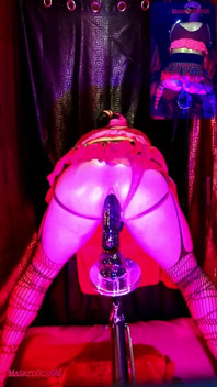 Twerking in a Miniskirt While Riding My Dildo 5