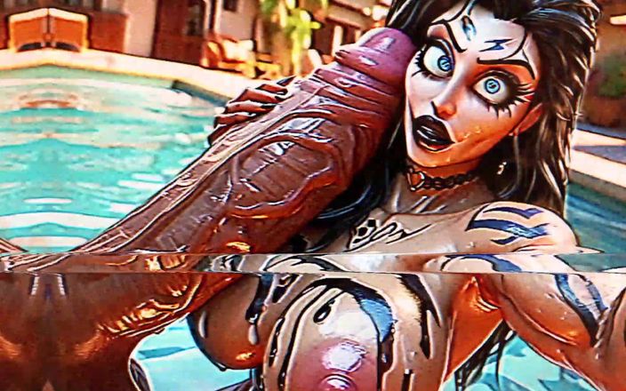 Emily Lilith: Si penyihir hot jessica dan leo di kolam renang, cewek...
