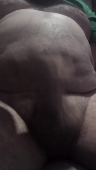 Handsome Mature Chubby with Big Fat Cock Masturbating Until I Cum a Lot in the Foreground for You Comments
