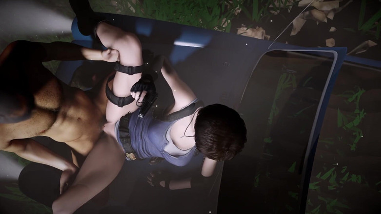 Wraith ward: ジルは地球上で最後のペニスの1つを見つけました-バイオハザードパロディ