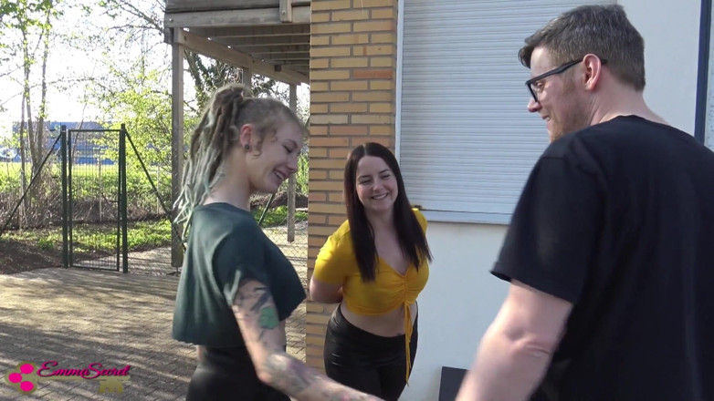 German Fuck Girls: besharm pik-ap! paidal chalne vaalon ne trigut banaane ke lie...