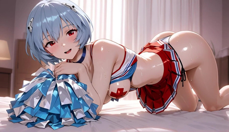Ianimedia: Ai Anime Girl Rei Ayanami Hot Sexy Outfits Show Compilation