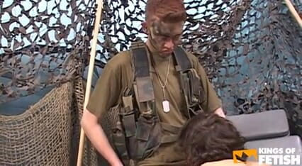 Gay Diaries: Two military guys have intense anal sex with their doctor...