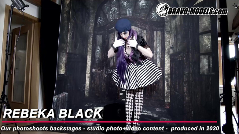 Bravo Models Media: 386 - Séance photo dans les coulisses de Rebeka Black - adulte