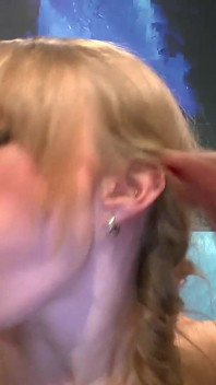 Ggg - Fishnet Blonde Spread Wide for Hard Pounding