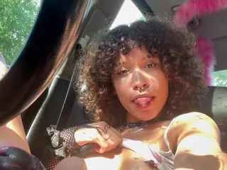 theunholychi: Sloppy Masturbation Session in the Car