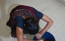 Sakshi Pussy: Indiana empregada fodendo buceta com dono de quarto