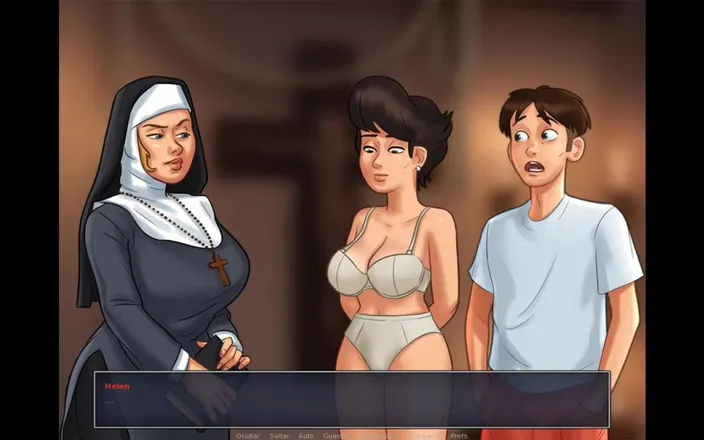 HotSummer117: Summertime Saga Cap 46 - a Lingerie for a Religious MILF