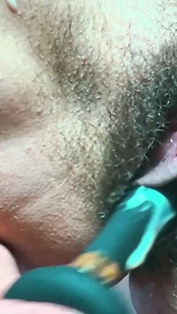 Bitch Jerking off