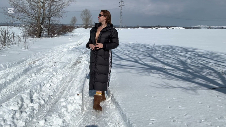 444bigboy: Blowjob Outdoor in Snow