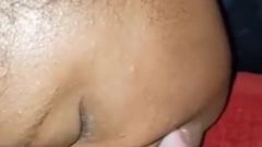 Rimming Licking Sucking His Big Black Cock Pounding My Hairy Pussy