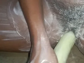 Neetu Bhabhi Fucked by a Big Cucumber