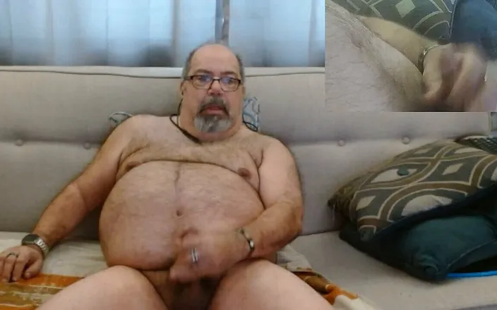 JohnGalt_060769: Sitting up while masturbating. Inset Close Up 