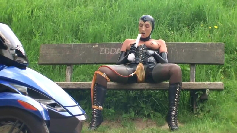 Rubber & Clinic Studio - 1ATOYS: Bizarre outfit - kinky walk around with pissing fun