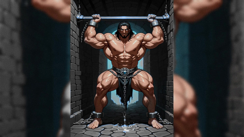 Erotic Man: Ai 色情幻想肌肉男人幻灯片