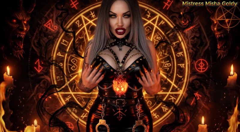 Goddess Misha Goldy: Moje slova ti vyřezávají peklo v hlavě