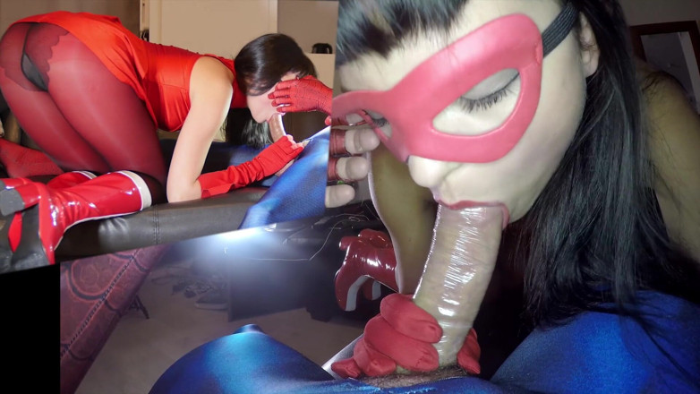 Nylon Xtreme: Sonya Durganova flashgirl ve 2 vrstvách nylonových punčocháčů