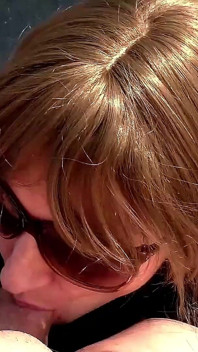 Stranger Passionately Fucks and Sucks a Big Cock on the Roof of a House, Cum in Her Panties