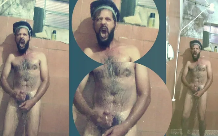 Stink HairyMale: Worker in Shower