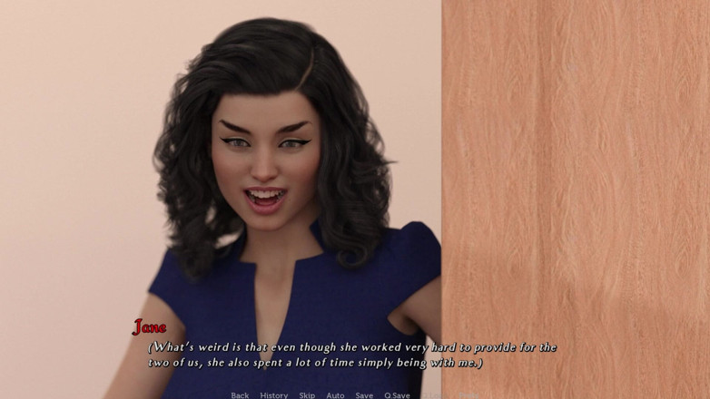 TransLure: มีช่วงเวลาที่ยากลําบาก Fg 1 - เกม intro anna กดนมของ Jane ขณะดูหนัง