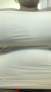 Busty BBW Stripteasing and Getting Vibrator Teased