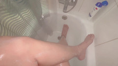 in the shower with a good leg and foot massage thumbnail