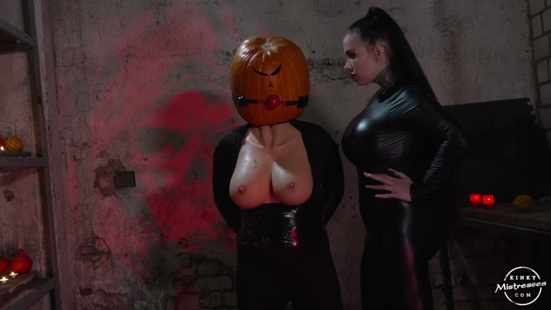 Kinky Mistresses: Halloween Spanking