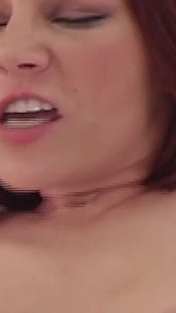 Horny Redhead Frankie Deepthroats His Big Black Cock and Gets Her Tight Pussy Hardcore Fucked